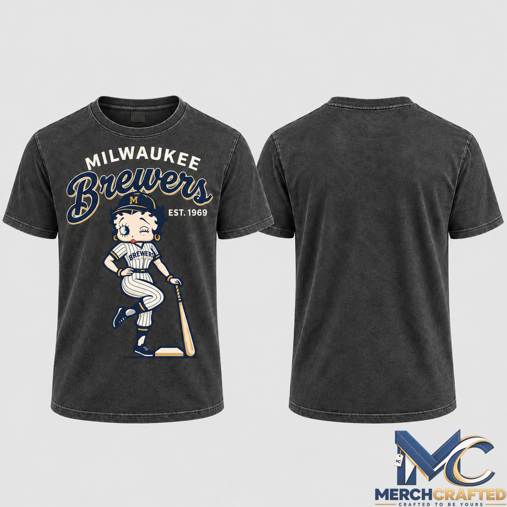 Milwaukee Brewers Baseball Girl T Shirt