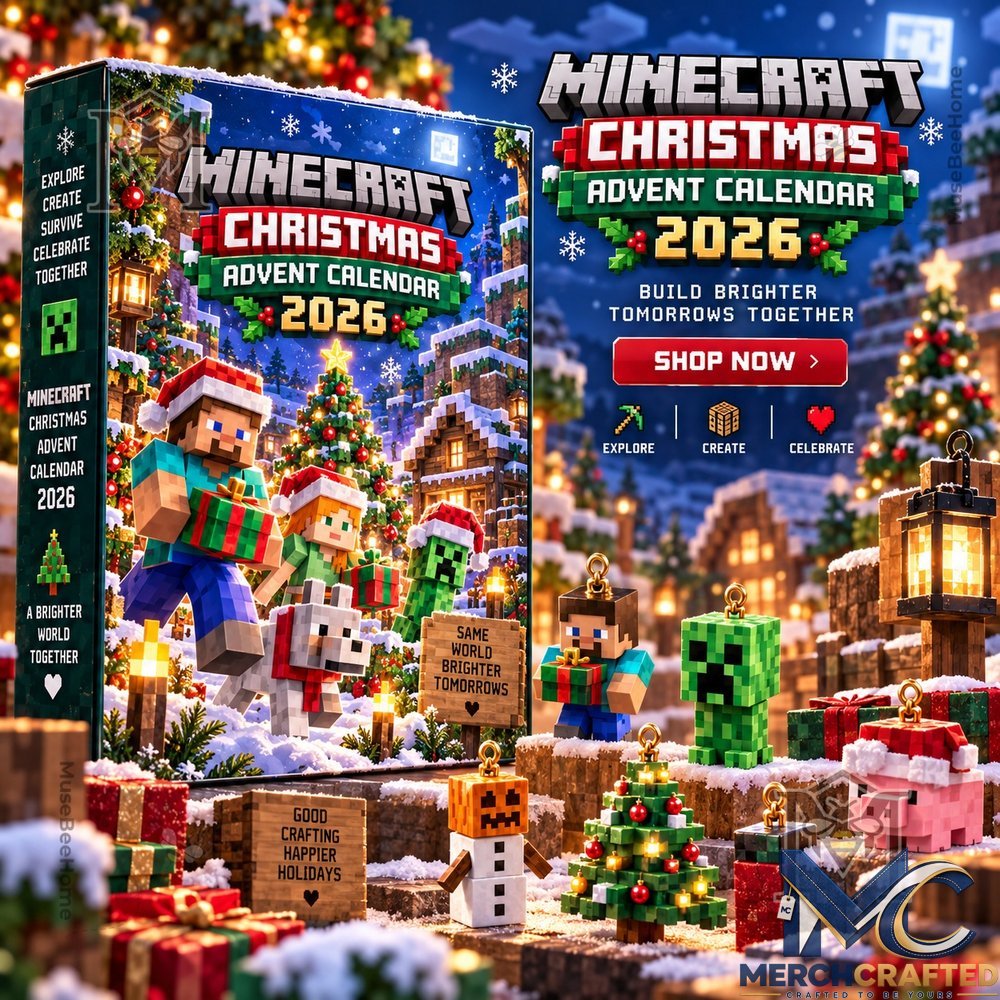 Minecraft Video Game 2026 Christmas Advent Calendar