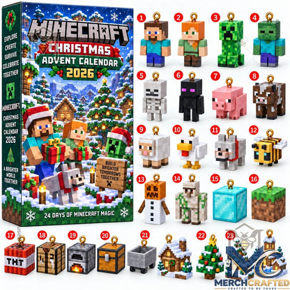 Minecraft Video Game 2026 Christmas Advent Calendar
