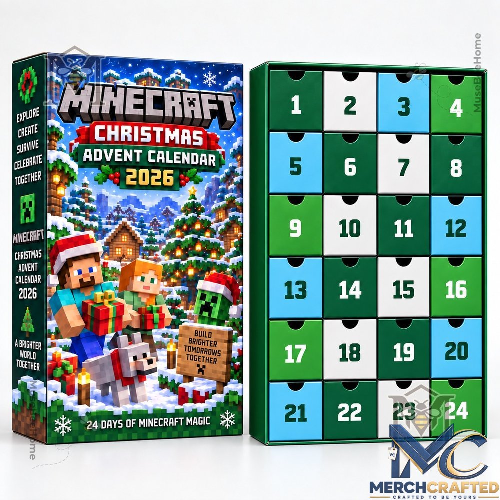 Minecraft Video Game 2026 Christmas Advent Calendar