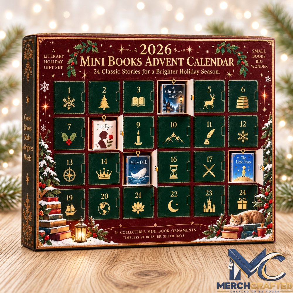 Mini Books Classic Stories Christmas 2026 Advent Calendar  24 Collectible Mini Book Ornaments