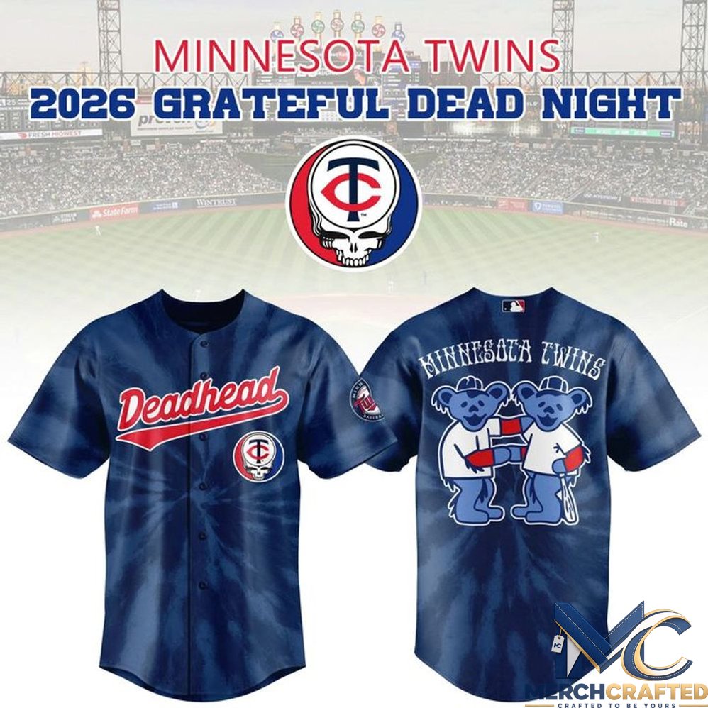 Minnesota Twins 2026 Grateful Dead Night Baseball Jersey