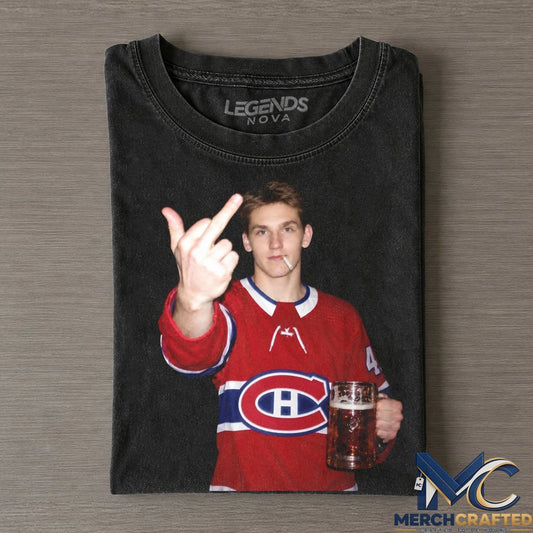 Montreal Canadiens Lane Hutson Drunk & Smoke Tee
