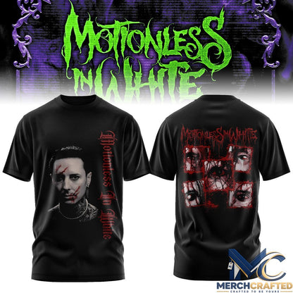 Motionless In White European Tour 2027 T-Shirt Headlining Dates Tee