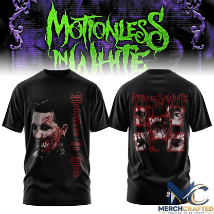 Motionless In White European Tour 2027 T-Shirt Headlining Dates Tee
