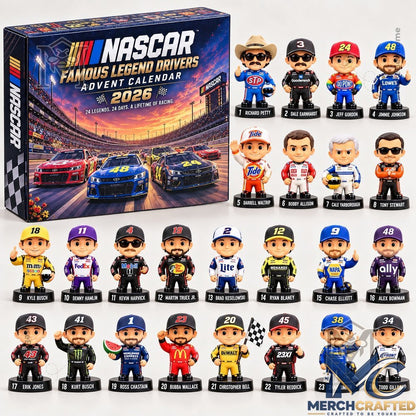 NASCAR Famous Legend Drivers 2026 Racing Holiday Advent Calendar
