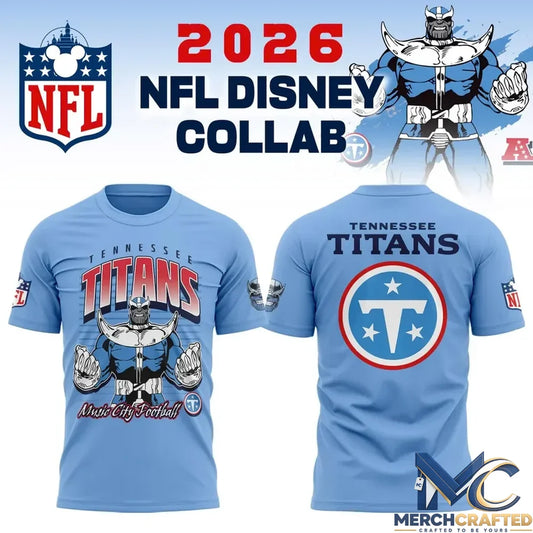 NFL Disney x Titans Collaboration TShirt