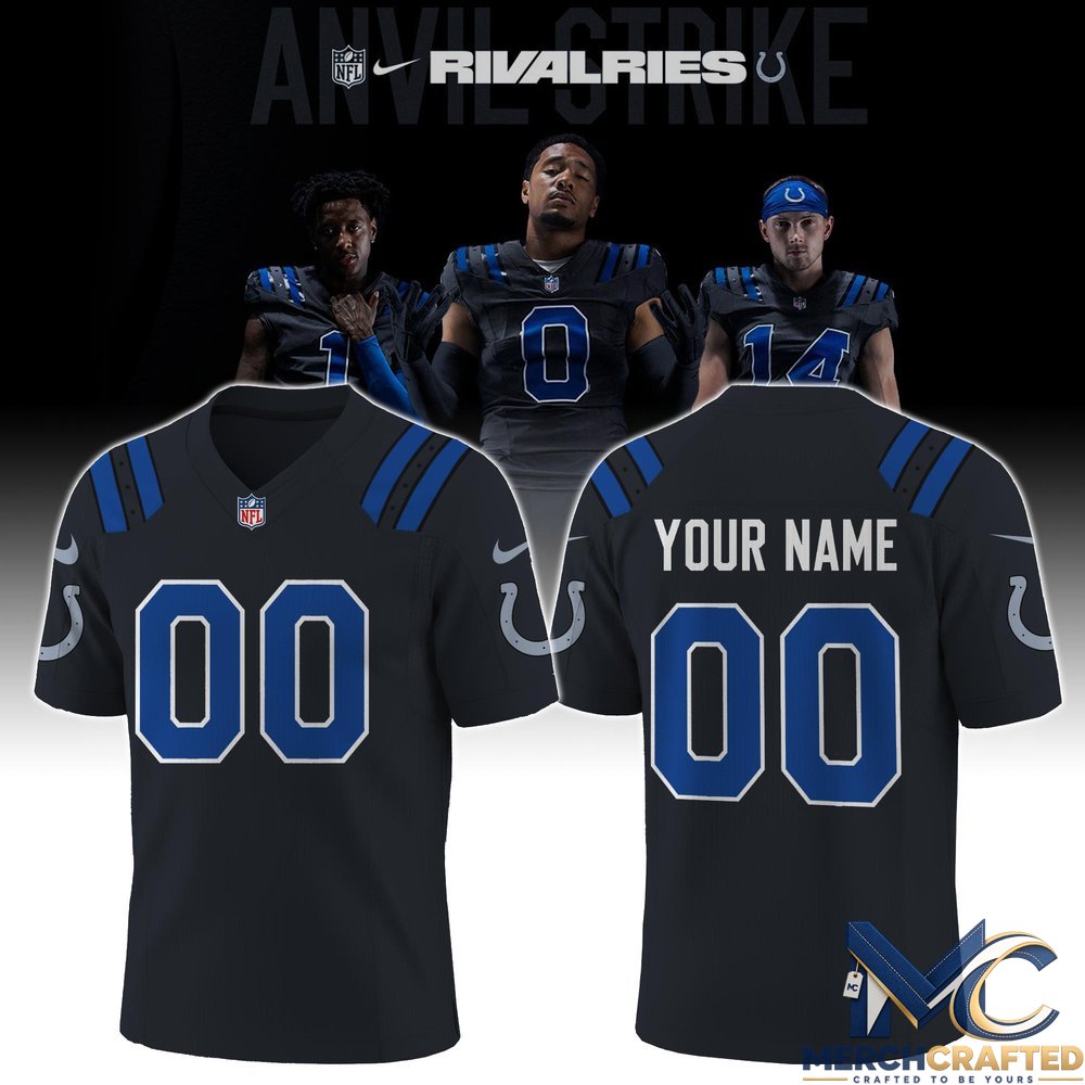 NFL Indianapolis Colts Rivalries Collection Special Personzlied Football Jersey