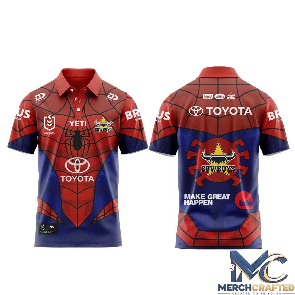 NQ Cowboys x Spider-Man 2026 Merch Polo