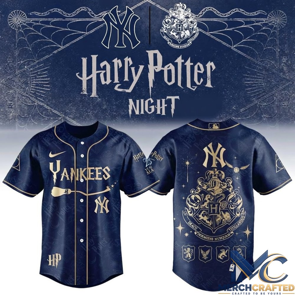 NY Yankees Harry Potter Night 2026 Baseball Jersey