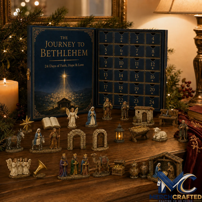 Nativity Advent Calendar – 24-Day Journey to Bethlehem Figurine