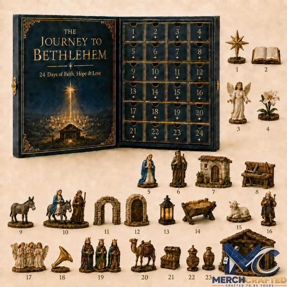 Nativity Advent Calendar – 24-Day Journey to Bethlehem Figurine