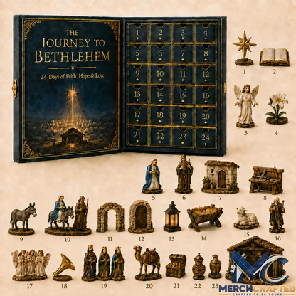 Nativity Advent Calendar – 24-Day Journey to Bethlehem Figurine