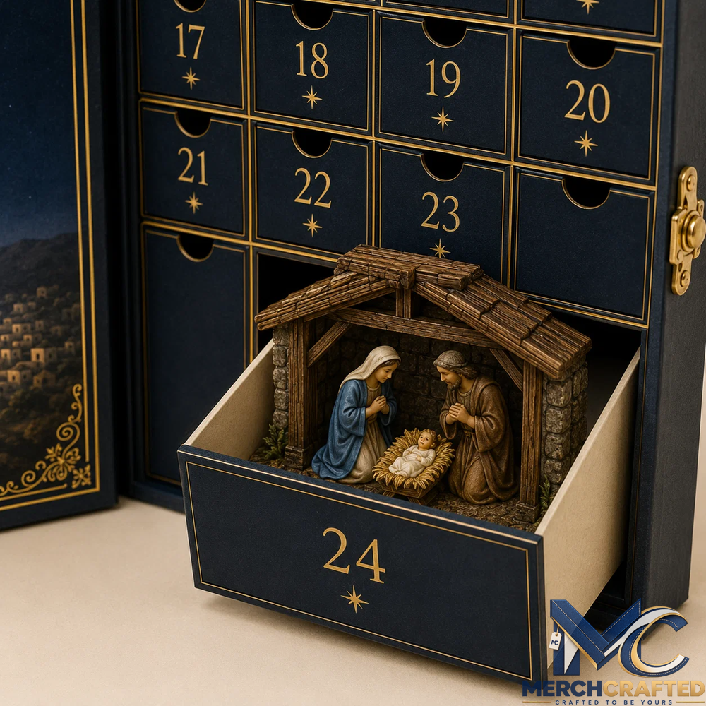 Nativity Advent Calendar – 24-Day Journey to Bethlehem Figurine