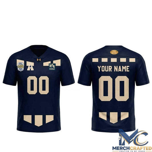 Navy Midshipmen 100th Anniversary Custom Football Jersey