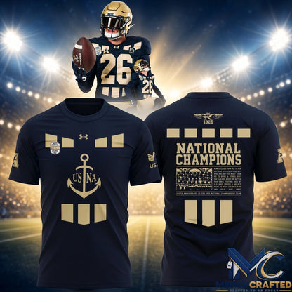 Navy Midshipmen National Champions Graphic Shirt