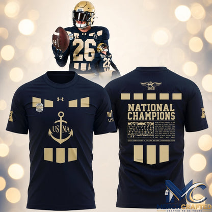 Navy Midshipmen National Champions Graphic Shirt