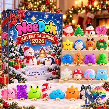 NeeDoh 2026 Ultimate Holiday Squishy Toy Advent Calendar