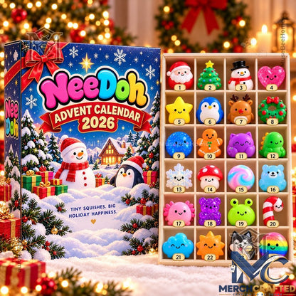 NeeDoh 2026 Ultimate Holiday Squishy Toy Advent Calendar