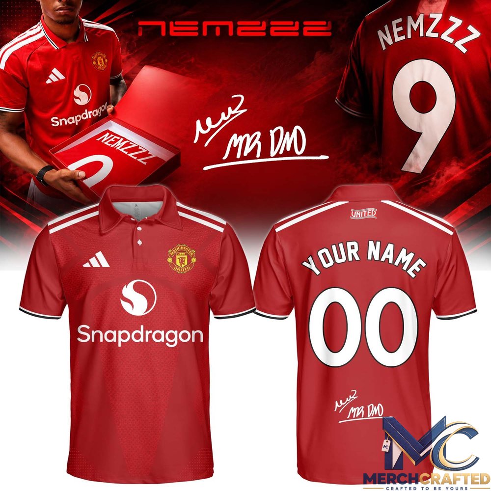 Nemzzz Manchester United Custom Soccer Jersey 2026