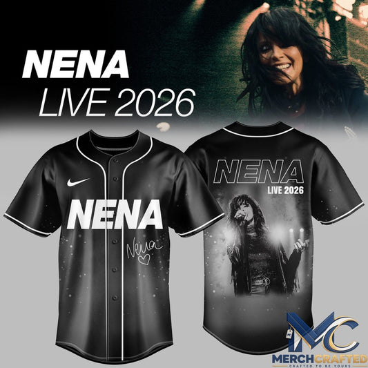 Nena Live 2026 Baseball Jersey