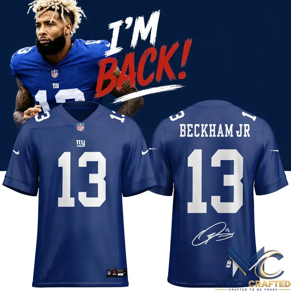New York Giants Odell Beckham Jr. 13 Football Jersey