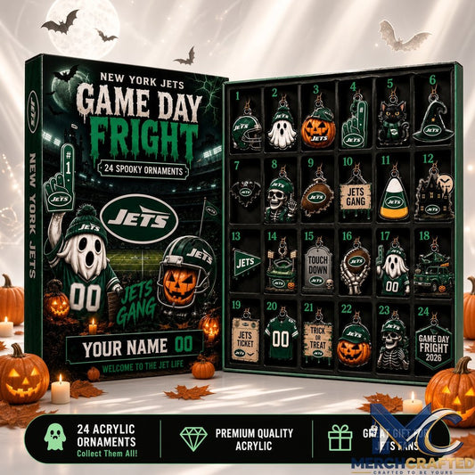 New York Jets x NFL Halloween 2026 Blind Box Advent Calendar Game Day Fright
