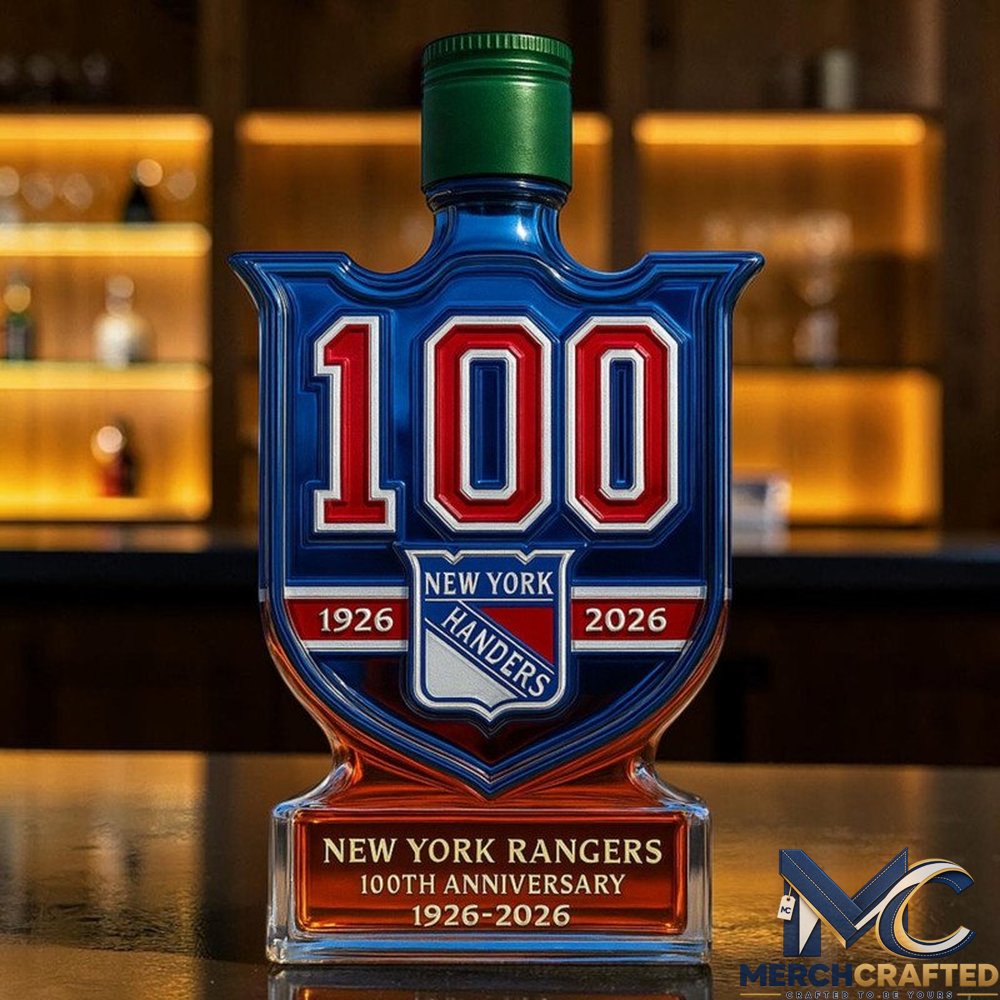 New York Rangers 100th Anniversary 2026 Whiskey Decanter