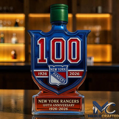 New York Rangers 100th Anniversary 2026 Whiskey Decanter
