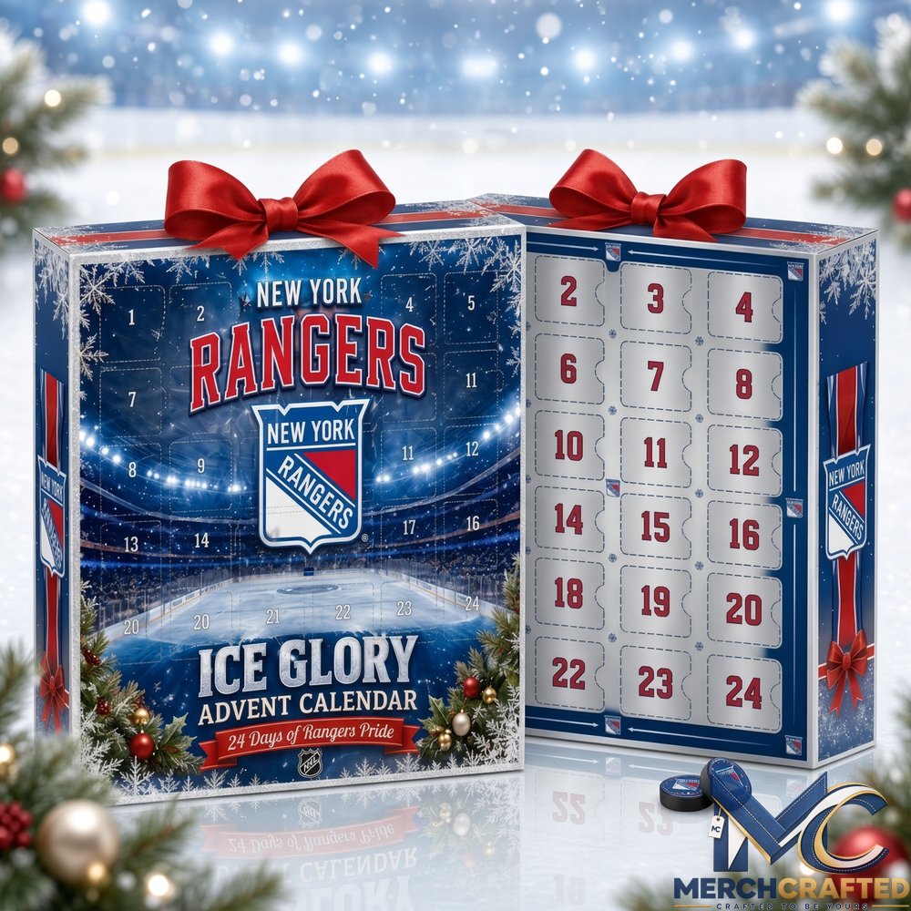 New York Rangers Ice Glory Advent Calendar 2026  24 Days of Rangers Pride Hockey Gift Set