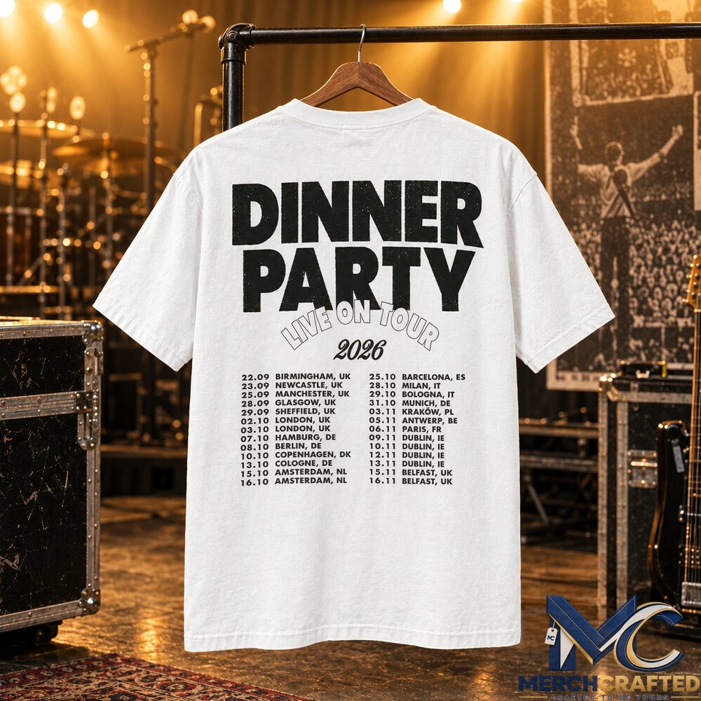 Niall Horan Dinner Party Live On Tour Shirt