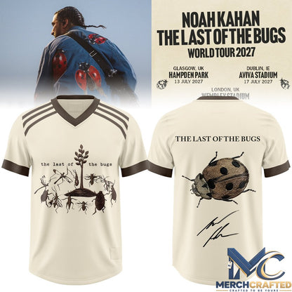 Noah Kahan The Last of The Bugs World Tour 2027 Personalized Football Jersey