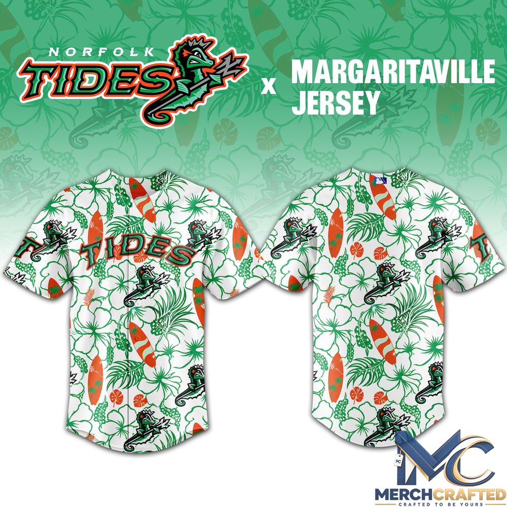 Norfolk Tides Margaritaville Night Limited Jersey