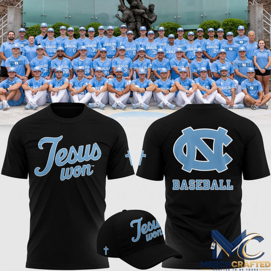 North Carolina Tar Heels JESUS WON T-Shirt