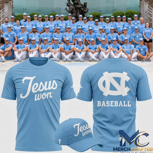 North Carolina Tar Heels JESUS WON T-Shirt