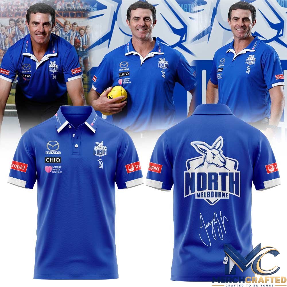 North Melbourne coach Jaymie Graham Polo