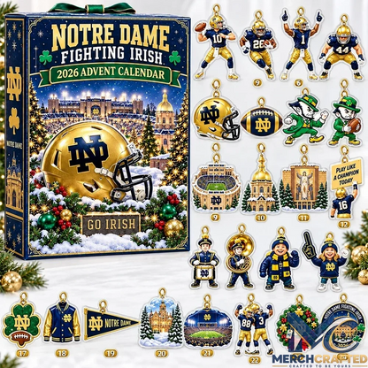 Notre Dame Fighting Irish 2026 Advent Calendar 24 Day Christmas Gift