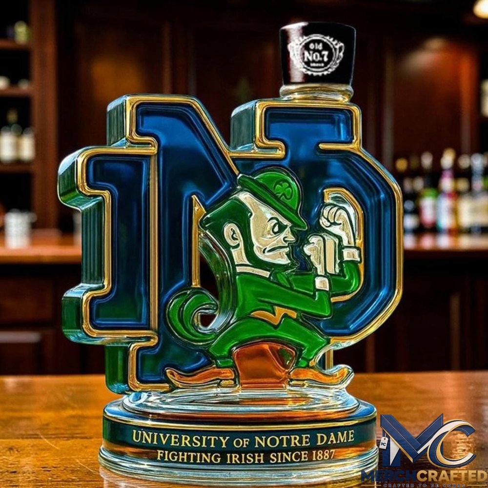Notre Dame Fighting Irish 2026 Limited Edition Whiskey Decanter