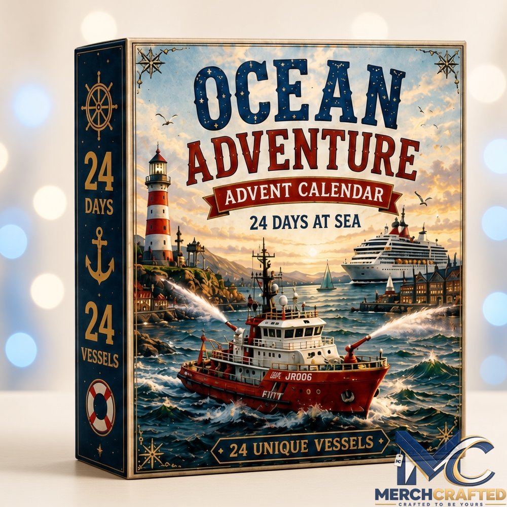 Ocean Adventure x Advent Calendar 2026  24 Unique Vessels 24 Days at Sea Fan Gift