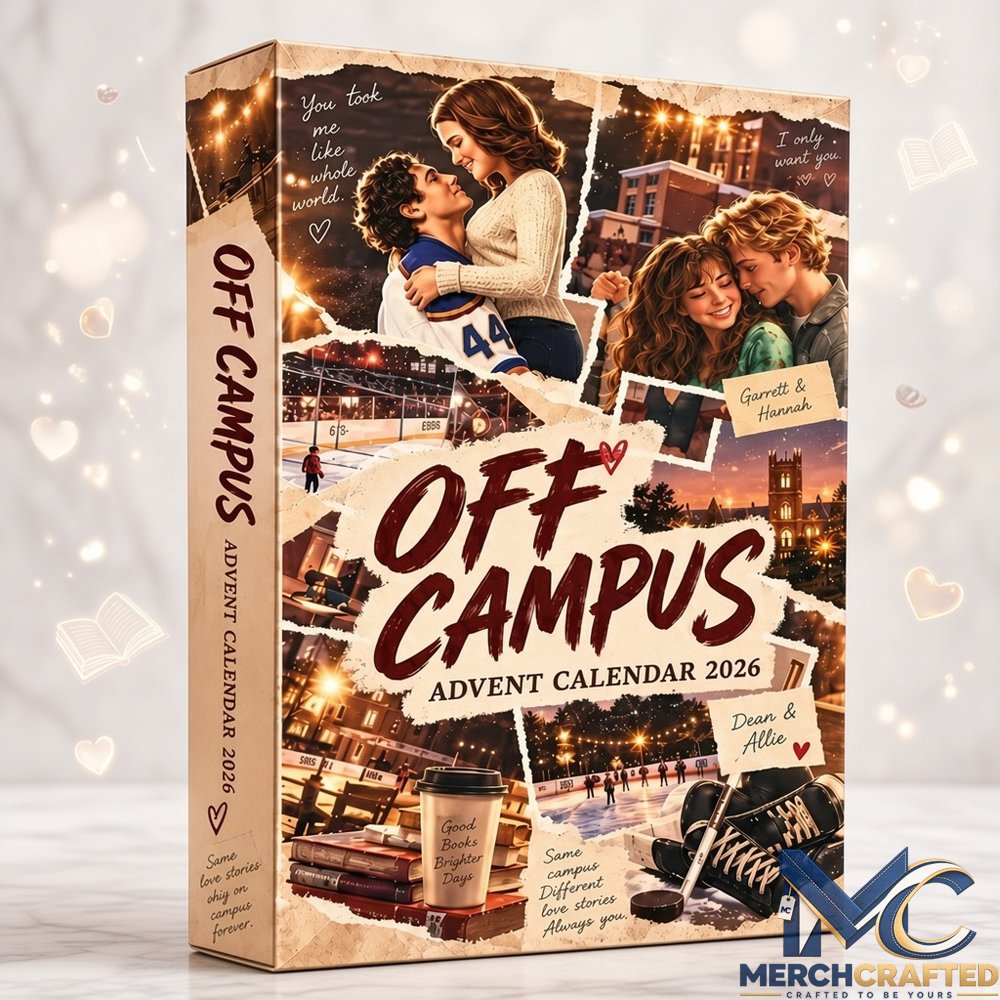 Off Campus Book Series Advent Calendar 2026 24 Day Romance Book Lover Collectible Christmas Countdown Gift