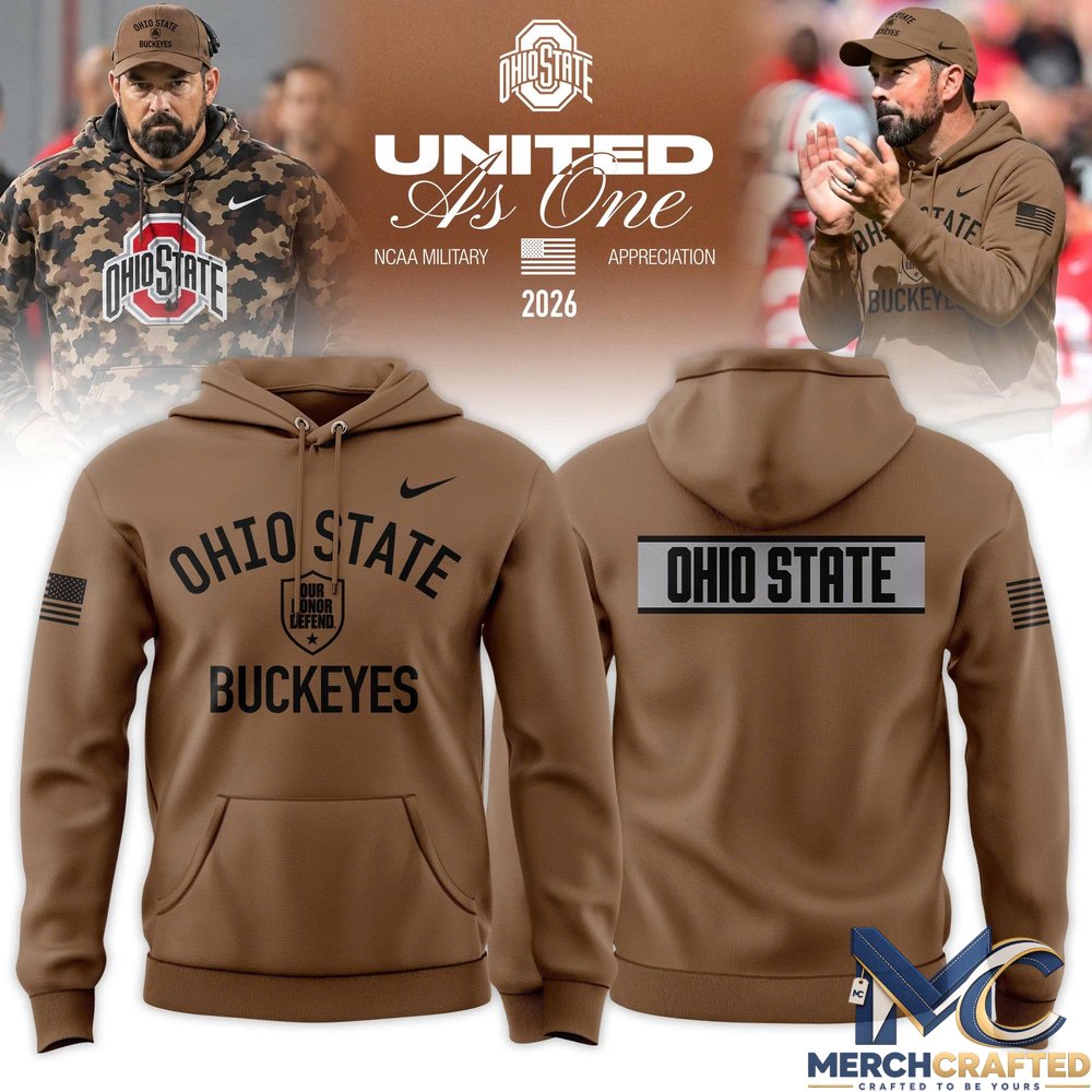 Ohio State Buckeyes 2026 Military Appreciation Hoodie