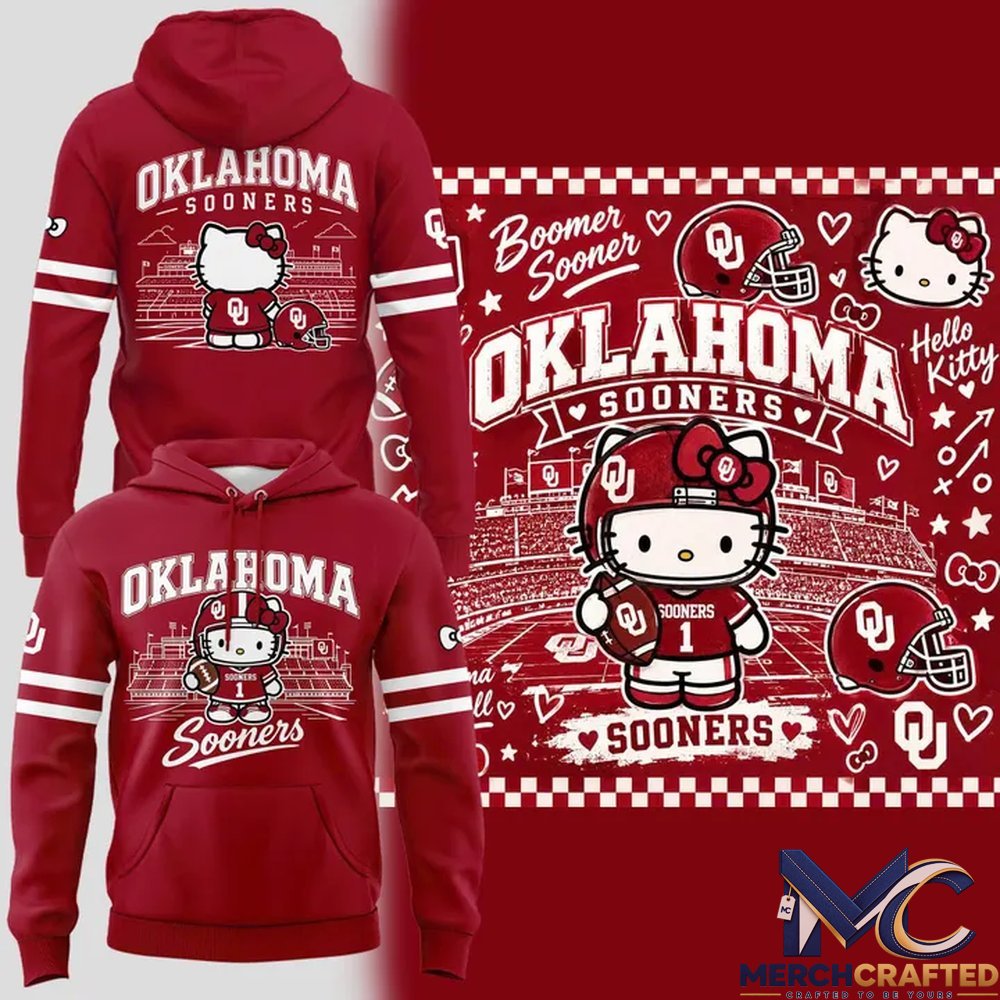 Oklahoma Sooners Hello Kitty 2026 Hoodie