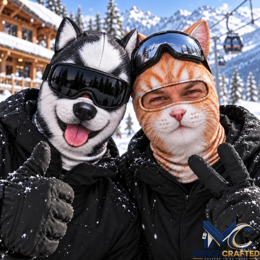 Paws On The Slope Personalized Funny Ski Mask