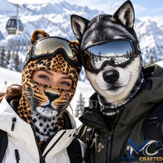 Paws On The Slope Personalized Funny Ski Mask