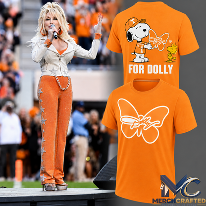 Peanuts Snoopy For Dolly Tennessee Volunteers T-Shirt