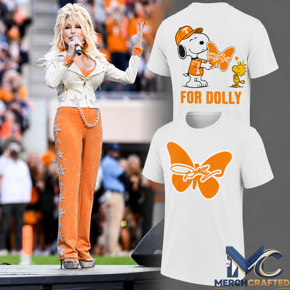 Peanuts Snoopy For Dolly Tennessee Volunteers T-Shirt