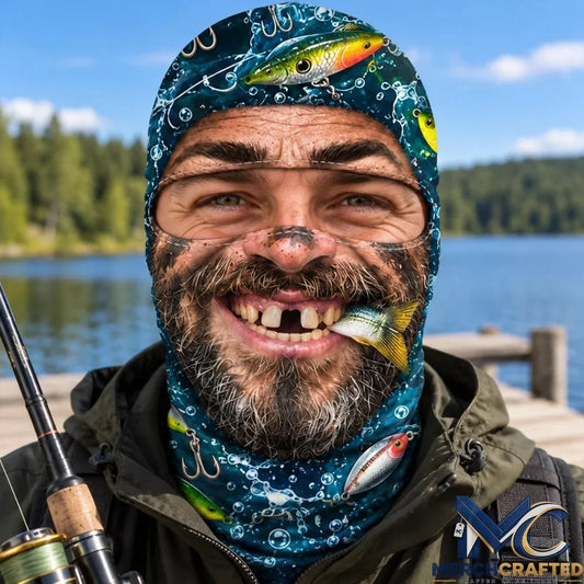 Personalized Bearded Fisherman Funny Ski Mask
