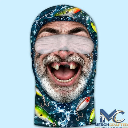 Personalized Bearded Fisherman Funny Ski Mask