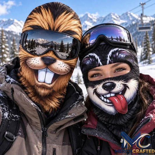 Personalized Funny Animal Face Ski Mask