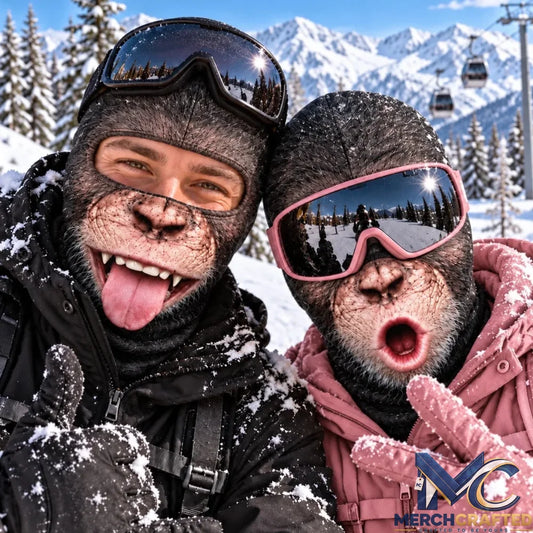 Personalized Funny Monkey Face Ski Mask